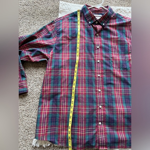Oak Hill Shirt Men's 2XL Multicolor Long Sleeve Button Up 100% Cotton Pocket - Picture 9 of 12